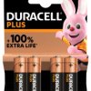 Baterie AA Duracell 1.5V Alkaliczne 3.016Ah Duracell Plus Power