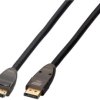 Connection cable, 1 m, black, DisplayPort 1.4 plug, straight to DisplayPort 1.4 plug, straight, K5567HQSW.1
