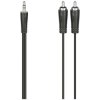 Hama 00205110 Jack RCA Audio Cable Black 1.5m for audio video setups