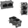 Złącze RJ45, 615024 Złącze RJ45 Żeńskie Do montażu na płytce drukowanej Cat3 Wurth Elektronik Mosiądz niklowany Poziomy