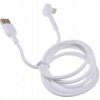 KABEL USB MICRO KATOWY 1,2M BIALY VID