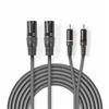 Przyłącze 2x XLR wtyk - 2x RCA wtyk 1,5m COTH15210GY15