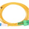 Patchcord Jednomodowy, Duplex, G657A1, 3mm, 5m Extralink SC/APC-LC/UPC