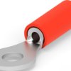 Insulated ring cable lug, 0.26-1.65 mm², AWG 22 to 16, 3.68 mm, M3.5, red, 2-326878-1