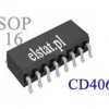 CMOS 4060D 14-bit. binarny licznik-dzielnik: SOP16