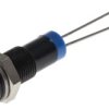 Lampka kontrolna do montażu panelowego 2V dc, niebieska 6mm LED RS PRO