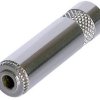 Złącze męskie jack 3,5 mm NYS240L Rean AV NYS240L złącze żeńskie proste Ilość styków: 3 stereo srebrny 1 szt.