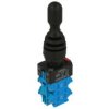 Przełącznik; joystick; LAS0-K-40C41; 2xON-OFF-2xON; 5 pozycji; bistabilny; na panel; śrubowe; 10A; 500V AC; 4 tory; 22mm; 73mm;