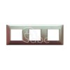 Ramka ozdobna Plana, 2+2+2M, Iridescent Brown, 14644.23