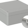 PC enclosure, (L x W x H) 122 x 120 x 55 mm, light gray (RAL 7035), IP66, 5U210700