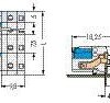 WAGO 722-842/005-000 Obudowa żeńska do PCB 25 szt.