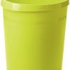 Kosz do papieru GRIP, 18 L, okrągły, z 2 wgłębieniami na uchwyty, trend Colour lemon