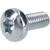 R-TECH 337216 Pan Head Recess T Drive Machine Screws M5 12mm T25 - Pack Of 100