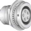Panel socket, 6 pole, solder connection, push pull, straight, EGJ.3B.306.CLA