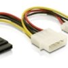 kabel SATA Delock 60103 60103, 0.165 m, 1 szt.