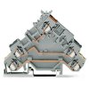WAGO 280-583 5mm 3-conductor Actuator Terminal Block Grey AWG 28-14