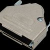 MHDTZK9-RA-K D-Sub cap, 9-pin, straight, silver, size E