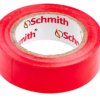 Taśma izolacyjna czerwona mocna 10m samogasnąca - Schmith