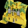 Protective conductor terminal, screw connection, 0.2-6.0 mm², 2 pole, 8 kV, yellow/green, 1SNK506150R0000