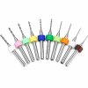 Zestaw 10 Wierteł do Czyszczenia Dysz 0,3–1,2 mm Czyściki - wiertła PCB