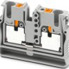 2 wire mini through terminal, push-in connection, 0.14-4.0 mm², 1 pole, 24 A, 6 kV, gray, 3249005