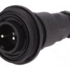 Złącze okrągłe wtyk męskie PIN: 2 12A 250V IP68 UL94V-0 6÷8mm PX0737/P