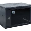 Szafa wisząca RACK 19 cali 6U 600mm czarna NEKU TS BOX
