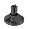 Podstawa montażowa z klipsem czarna do montażu słupka 1000,1500,2000 mm 1480.000N