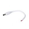 Wtyk Dc 5.5X2.1 Przewód Biały 15Cm 18Awg