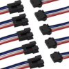 KOMPLET ZŁĄCZ JST 2.54mm 5-pin GNIAZDO + WTYK Z KABLEM 5X 19CM (PLKAB-JST-5)