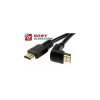 Kabel HDMI 1.8m kąt/prost KĄTOWY NA PROSTY
