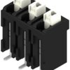 PCB terminal, 3 pole, pitch 5 mm, AWG 28-14, 12 A, spring-clamp connection, black, 1473580000