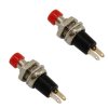 Opencircuit Tactile push buttons red - 2 pcs
