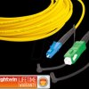 LSP-09 LC-SC/APC 1.0 Simplex fibre optic patch cable, SM OS2, LC - SC/APC, 1.0 m