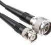 Kabel koncentryczny złącze A BNC złacze B N Type długość 500mm typ kabla RG58 Z zakończeniem