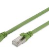 Kabel krosowy CAT 6A S-FTP, Cu, PUR, AWG 26/7, długość 1 m, kolor zielony