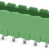 Pin header, 5 pole, pitch 5 mm, straight, green, 1924224