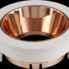 2049 Recessed ceiling ring, GU10, round, rose gold reflector