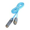 Kabel USB A/microUSB B z adapterem iPhone Lightning - Blue