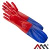 Rękawice Robocze PVC Długie 60 cm zakończone rękawem