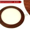 Panel Led Okragły Round 12W 230V Drewnopodobny B W