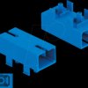86943 Fiber optic coupling PCB SC/SC simplex