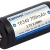 AKUM.16340 700MAH CR123 KEEPPOWER 3,7V+P