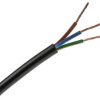 Kabel zasilający 3 Core PVC Sheath Czarny 8mm od , 300 V, 500 V