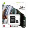 Kingston CANVAS Select Plus 64GB Micro SD Card + Adapter