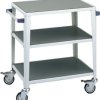 ESD laboratory trolley, lockable drawer, (L x W x D) 806 x 660 x 495 mm, 26 kg, 00.006.224.1