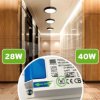Plafon LED Polari 28/40W 3000/4000/5700K Czarny