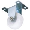Draper 65496 50mm Dia. Fixed Plate Fixing Nylon Wheel - S.w.l. 75kg