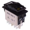 KR49CAXLLG APEM On-Off-On Yellow LED 24V Automotive Rocker Switch DPDT