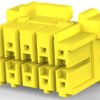 Plug housing, 10 pole, pitch 3.3 mm, straight, yellow, 4-1971905-5